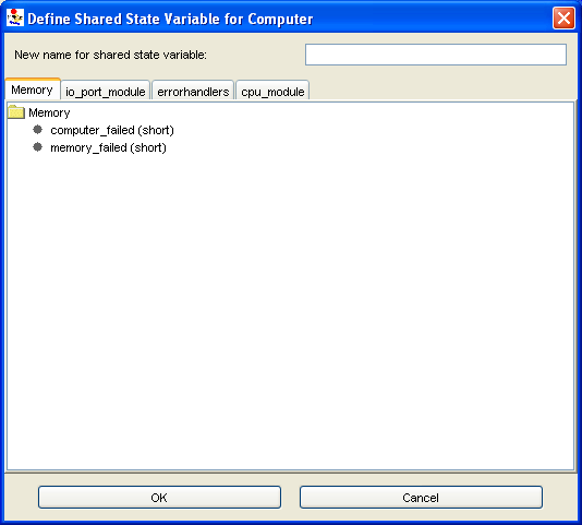 Figure 38: Join state variable definition dialog.
